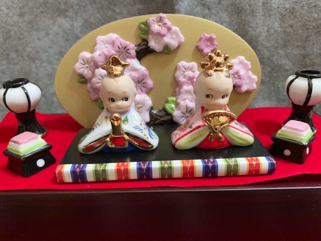 キューピー雛人形　三段飾り　加藤工芸　ローズ・オニール　美品