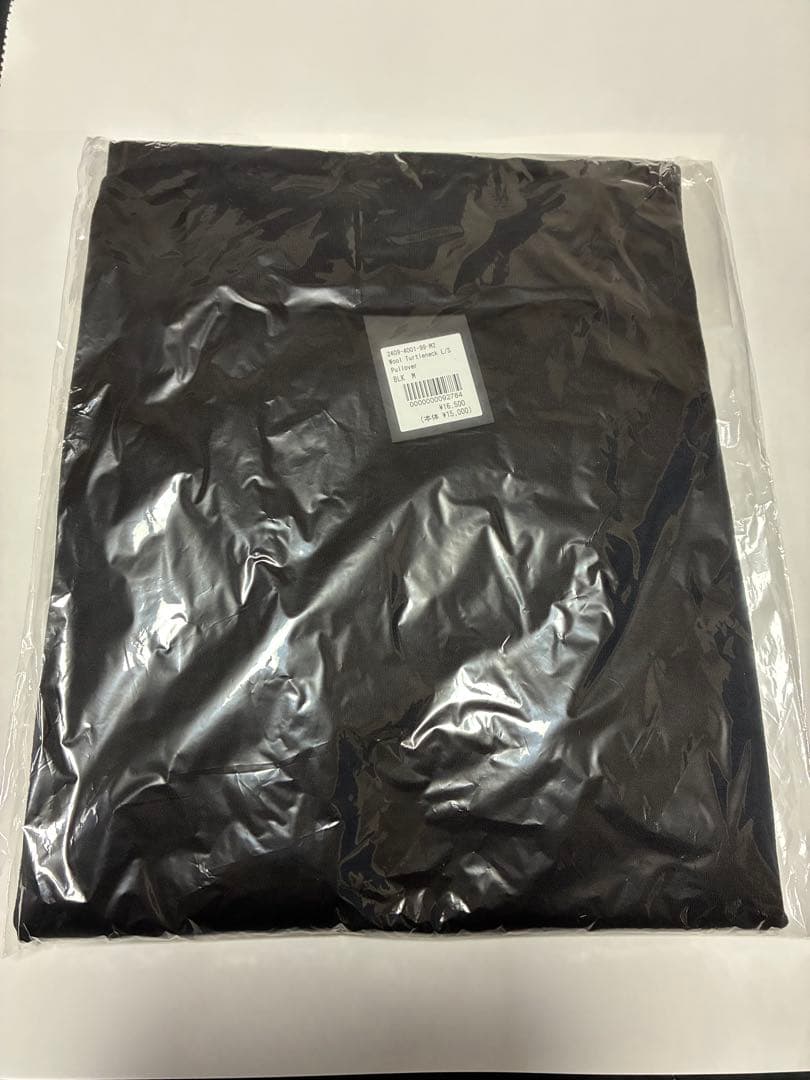 マインデニム ウールタートルネック ロングスリーブ プルオーバー