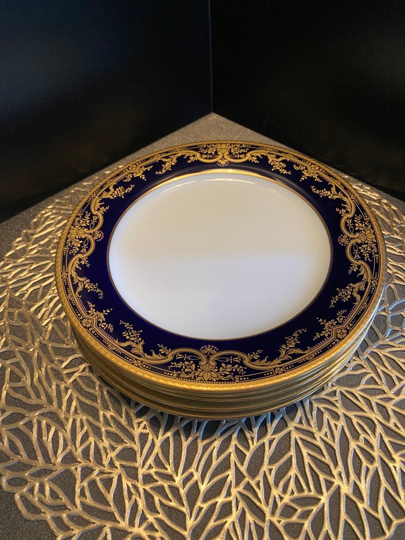 Noritake 金彩中皿5枚