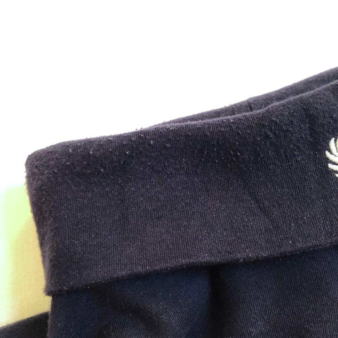 FRED PERRY×BEAMS 別注 タートルネック Tシャツ 月桂樹ロゴ刺繍