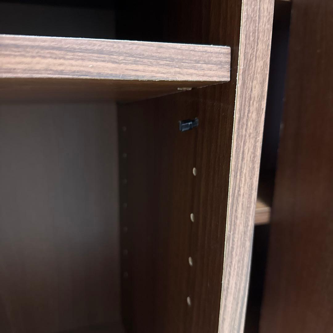 子*ず様 本棚　可動棚　ウォルナット　アイリスオーヤマ