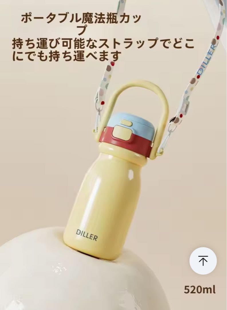 ご確認用　DILLER ポータブル魔法瓶カップ 520ml