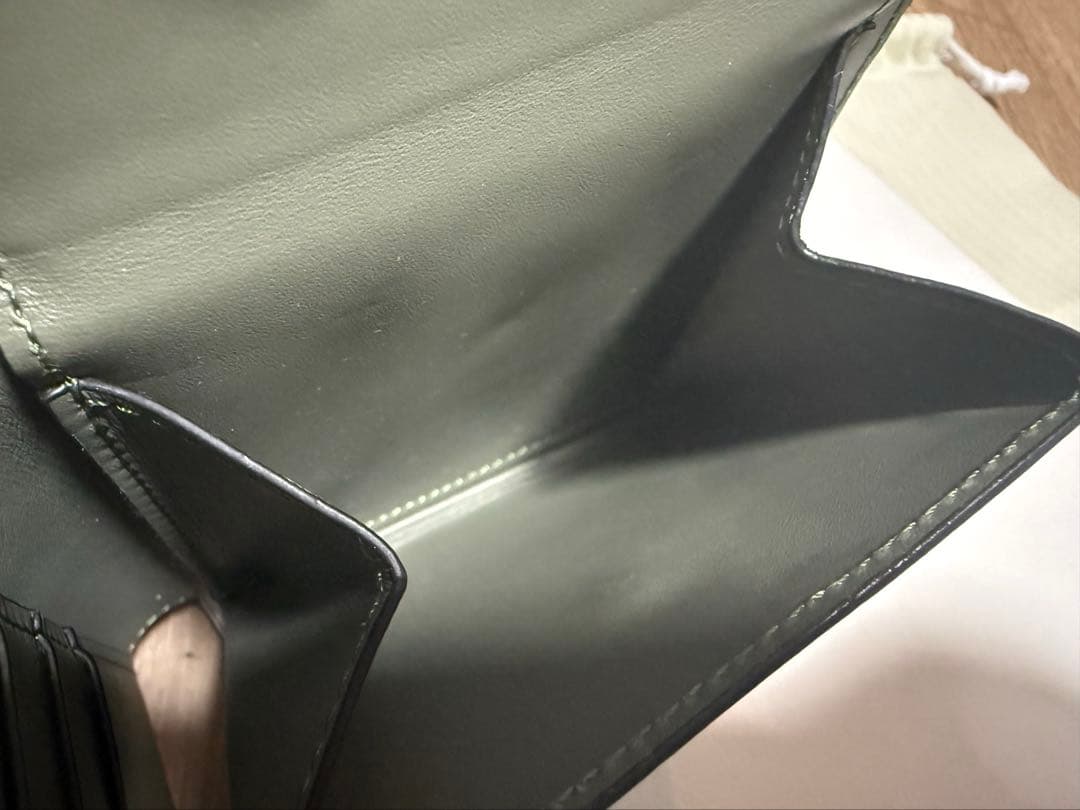 LOEWE ロエベ 二つ折り財布 バイフォールド カーキ