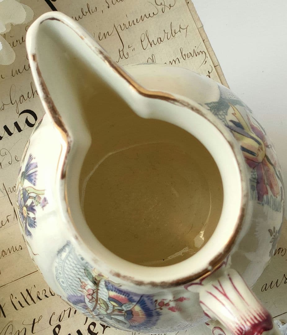 希少　美品　サルグミンヌ　LAVALLIERE　ピシェ　フランスアンティーク