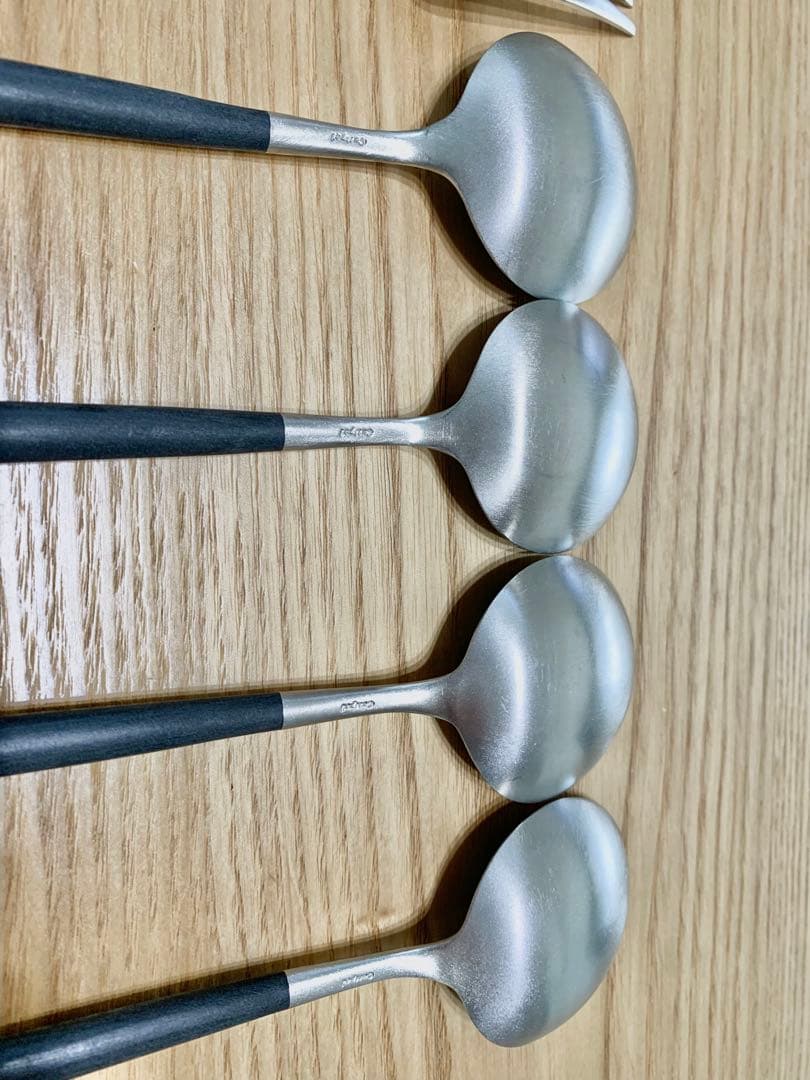 クチポール＊ゴア・ブラック＊テーブルスプーン・フォーク