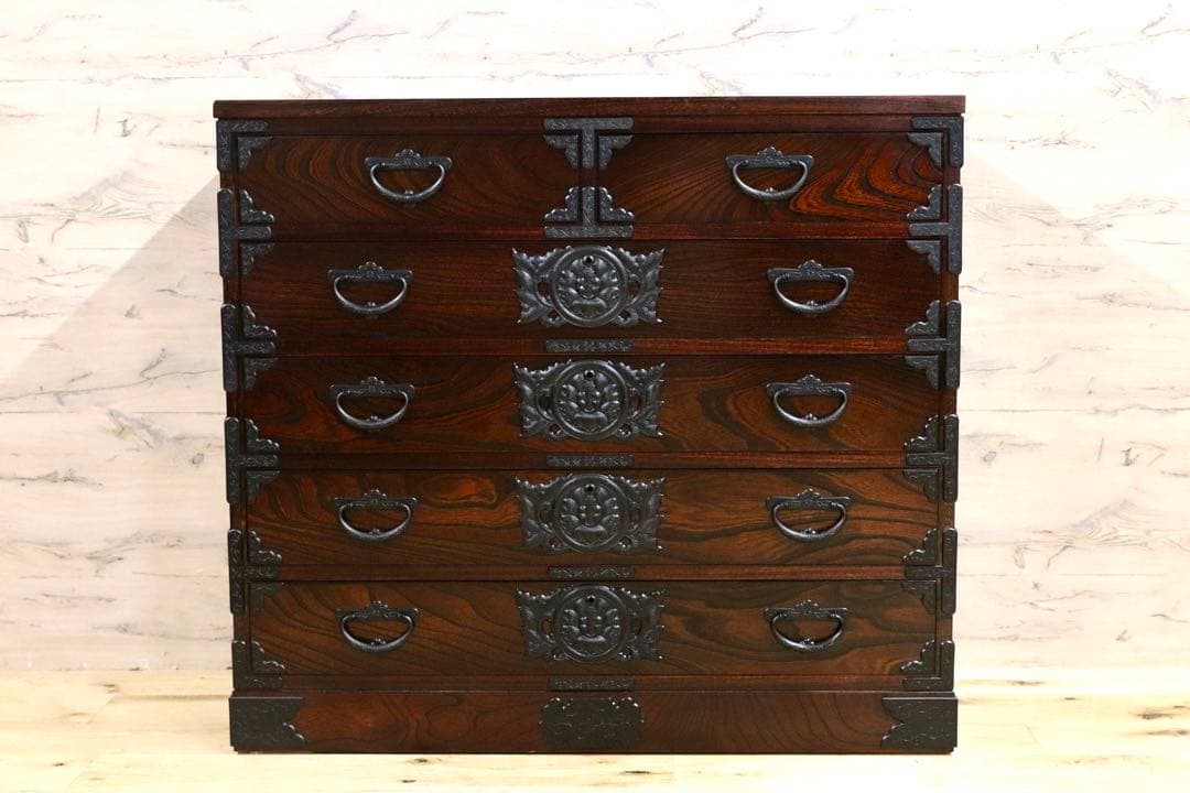 GMHK175○岩谷堂箪笥 チェスト 整理箪笥 民藝家具 和家