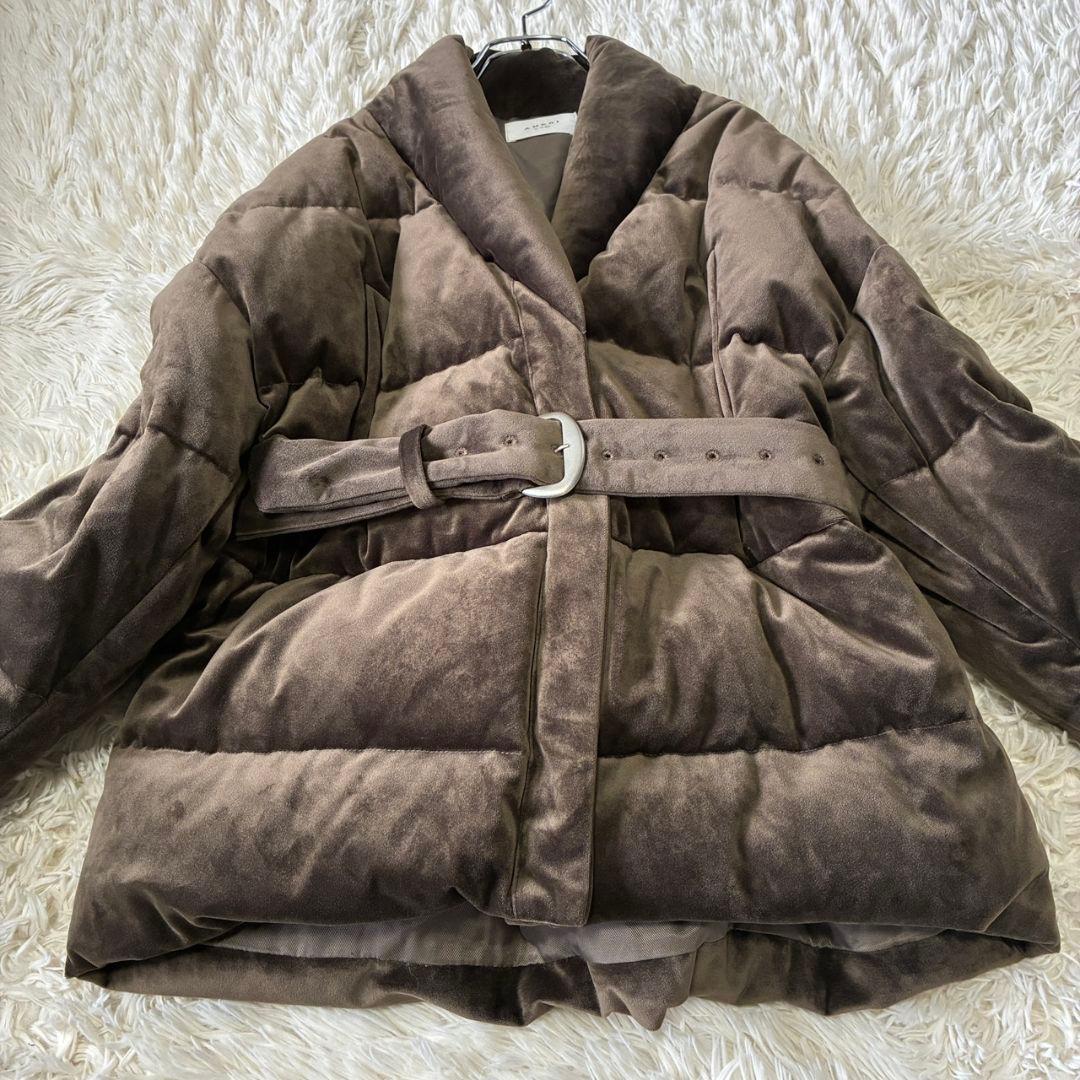 ジャケット・アウター AMERI VELVET DOWN JACKET