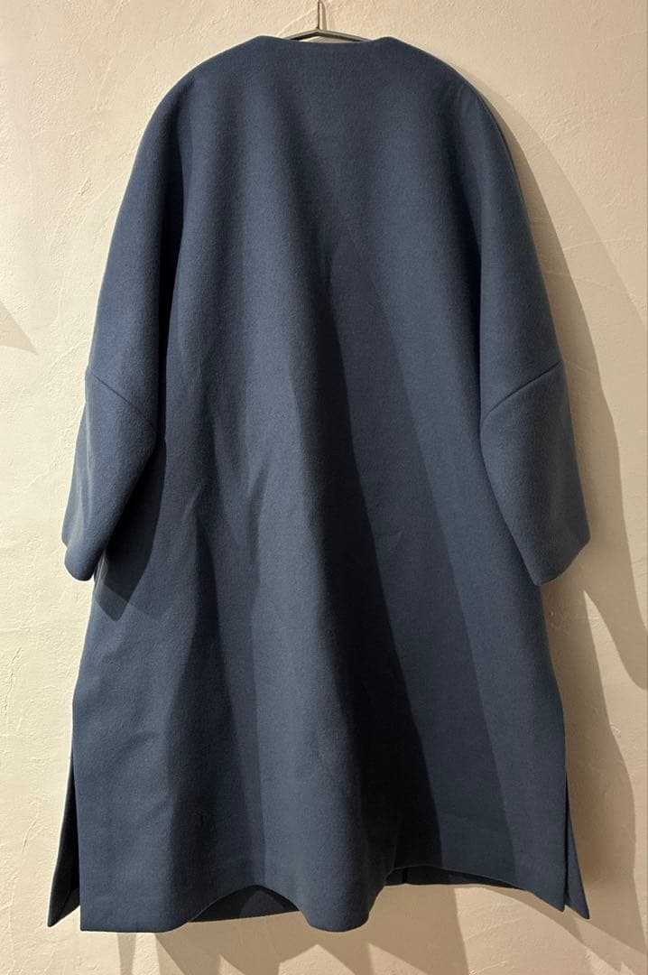 ~*!様 エブールebureロンハーマン ウールボンディングコート　ブルー　ゆっ