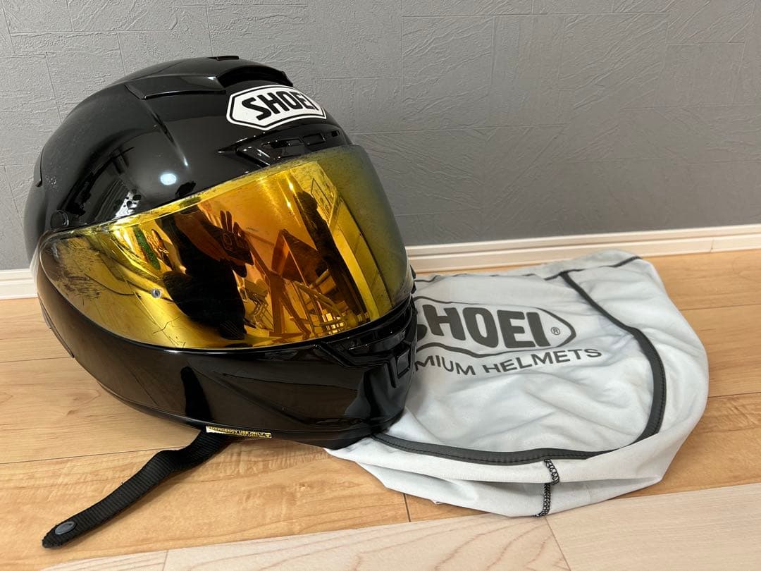 SHOEI フルフェイスヘルメットX-Fourteen ブラック ミラーシールド