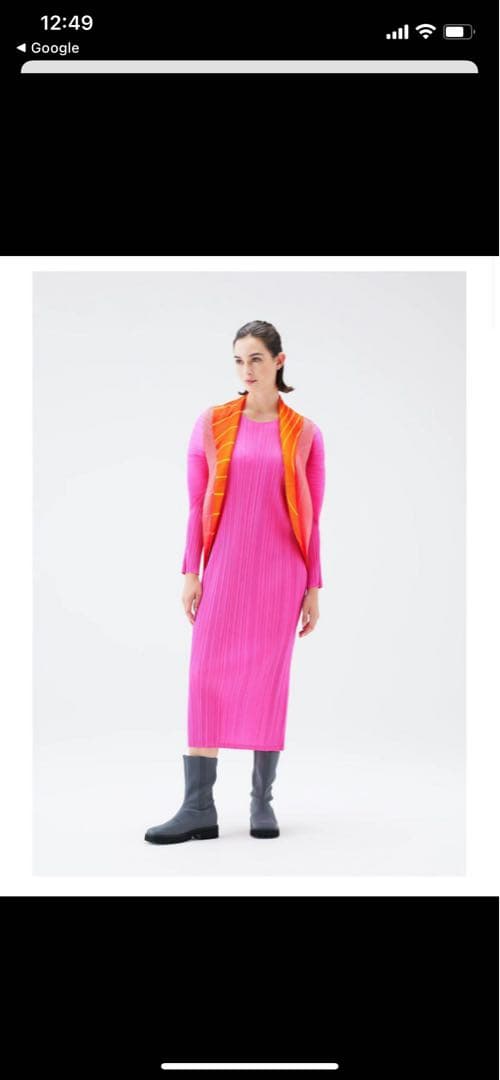 週末お値下げ　PLEATS PLEASE サークルスカーフ