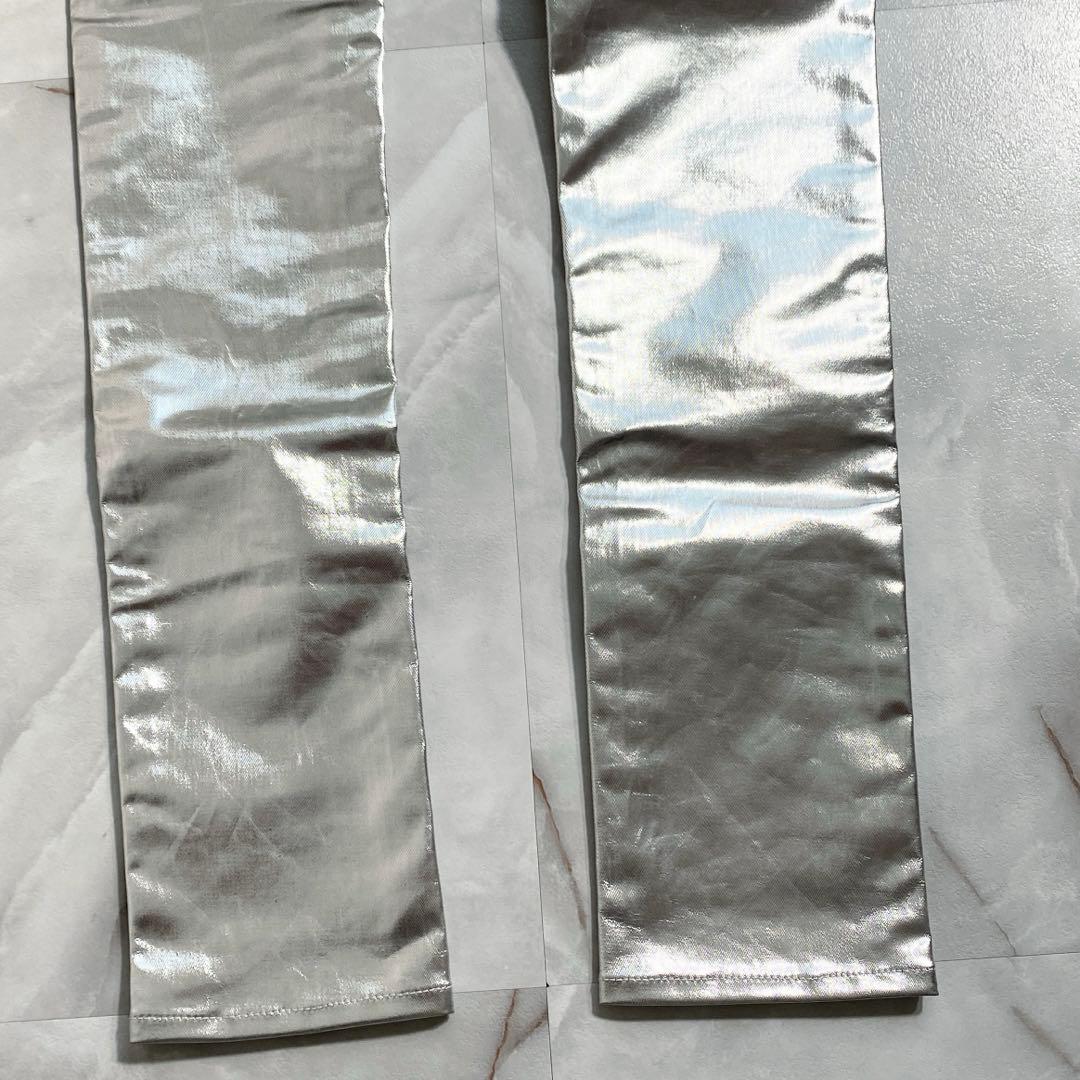 A17227 未使用 セリーヌバイエディスリマン 箔コーティングデニム W26