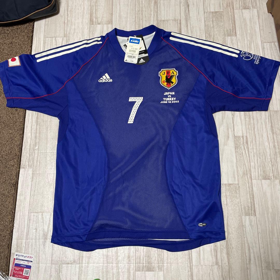 新品　レア2002 FIFAワールドカップ サッカー日本代表 中田英寿 ユニフォ