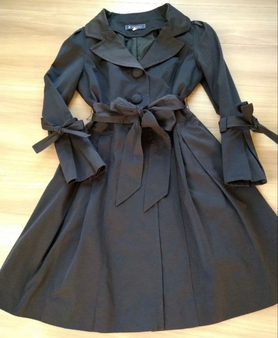 M's Gracy ブラック トレンチコート　定価7万
