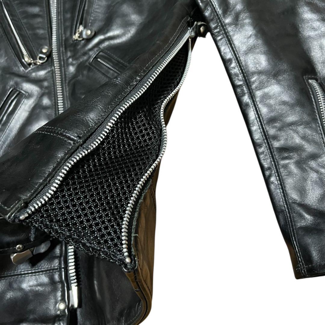 美品vanson バンソン VAJ3 ジュンヤモデル ライダース ジャケットXS