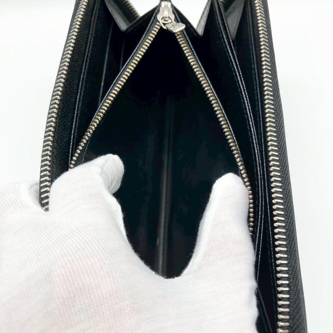 【値段交渉可能】ジッピー・ウォレット エピ ノワールブラック