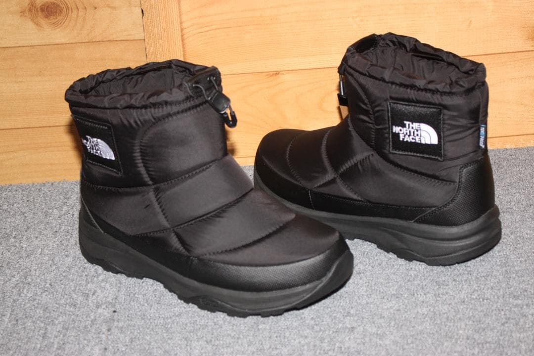 28cmノースフェイスヌプシブーティウォータープルーフロゴショートNF52280