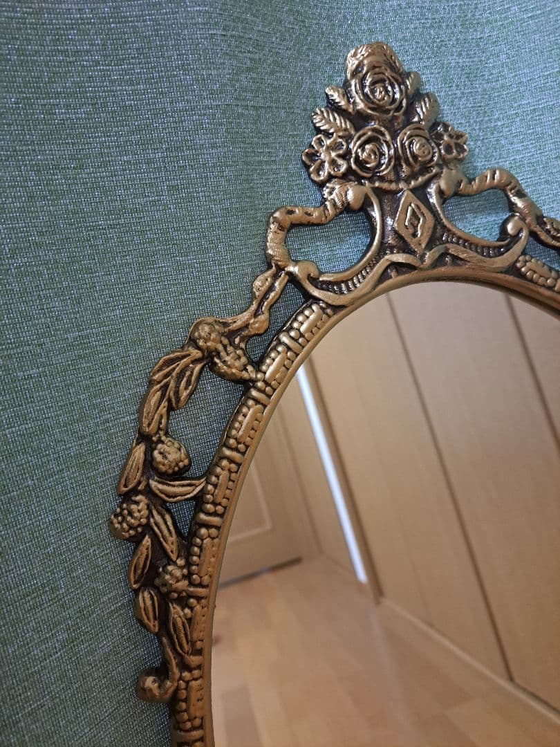 鏡　かがみ　壁掛け　アンティーク