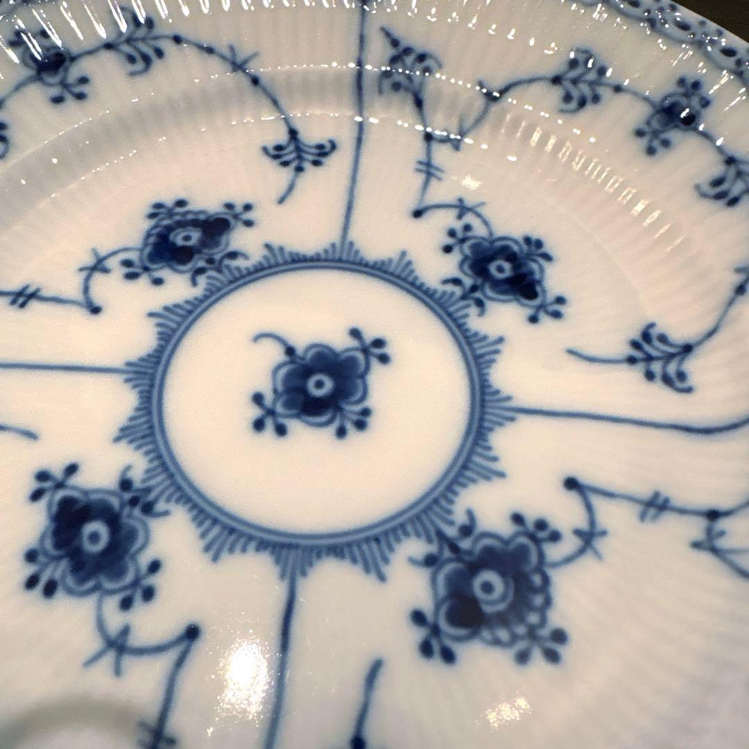 ♡未使用品♡ロイヤルコペンハーゲン ブルーブルーテッド プレート ペア 19㎝