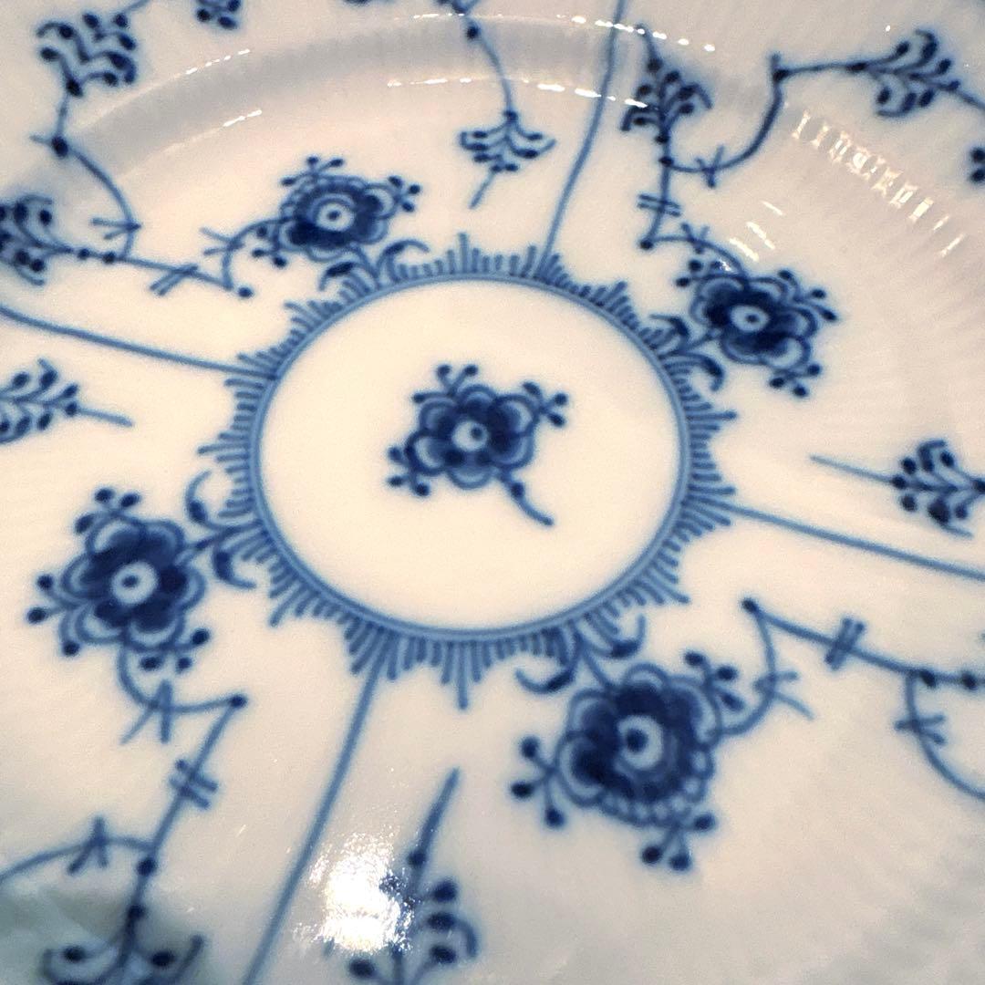 ♡未使用品♡ロイヤルコペンハーゲン ブルーブルーテッド プレート ペア 19㎝