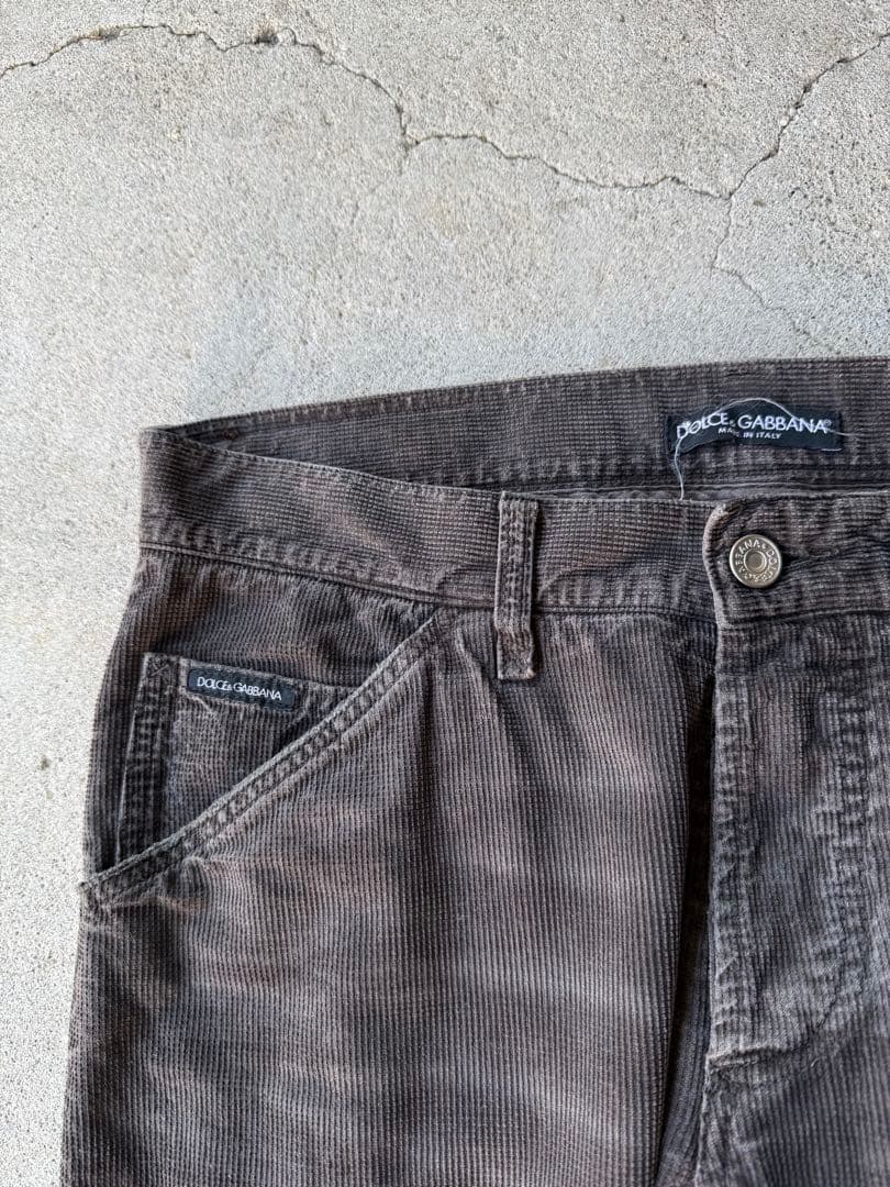 パンツ DOLCE&GABBANA 03AW Corduroy Trousers