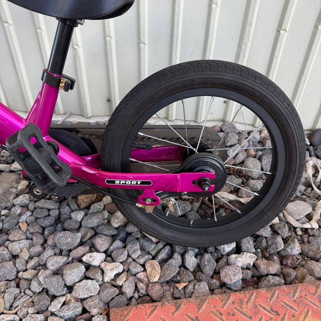 動作良好♪ STRIDER キッズバイク フューシャピンク ストライダー14X