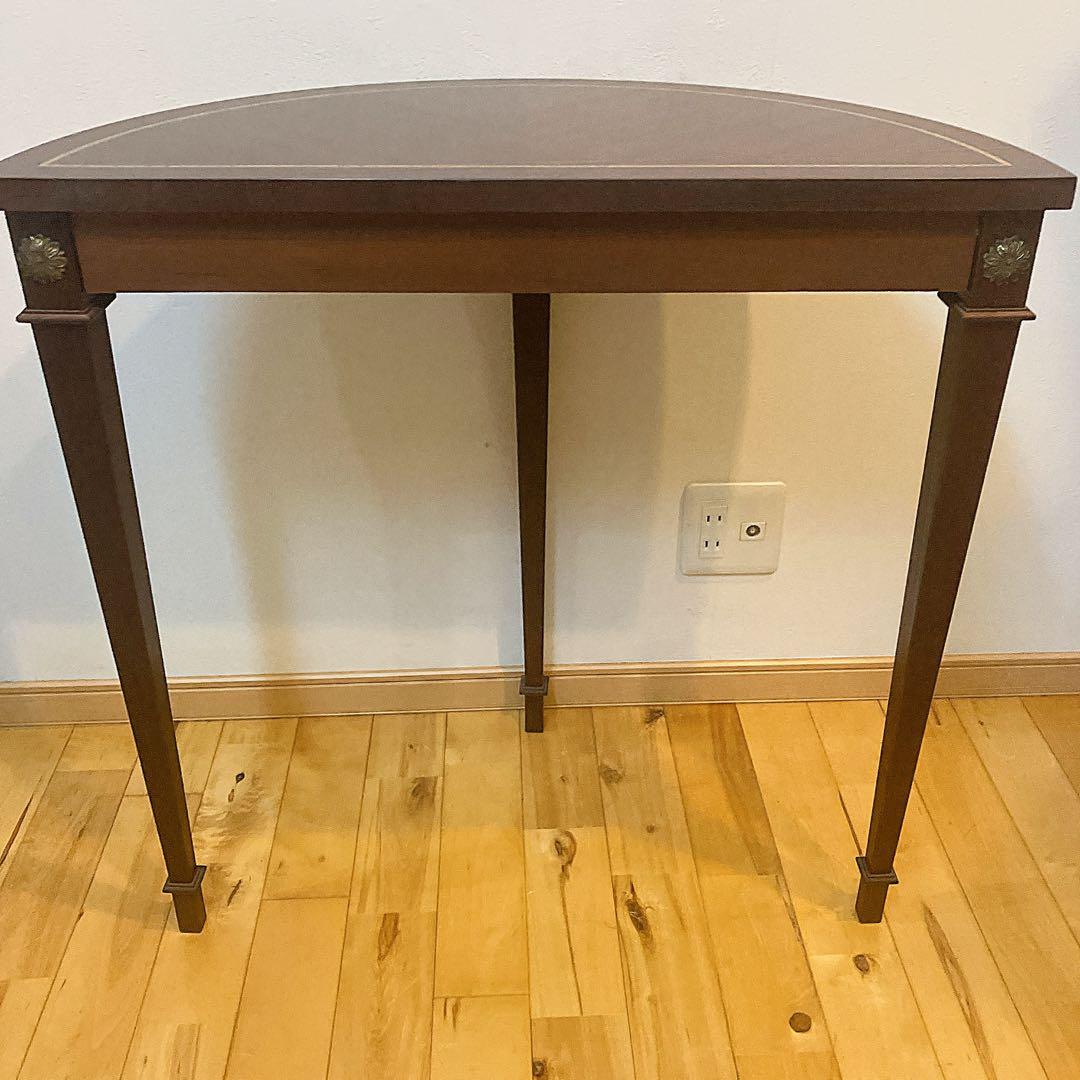 極美品　ヨーロピアンスタイル　アンティーク　地中海　コンソールテーブル　花台