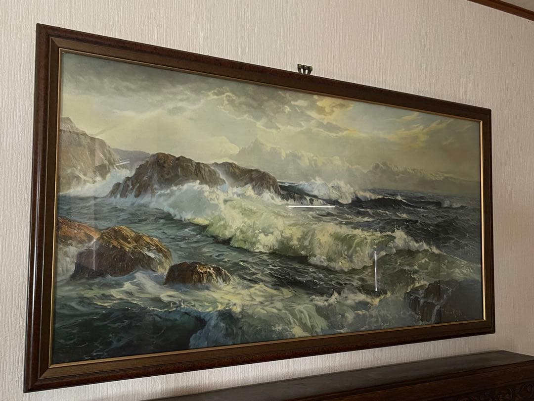 九谷焼・2代九谷古青・大型（花入花瓶花器）