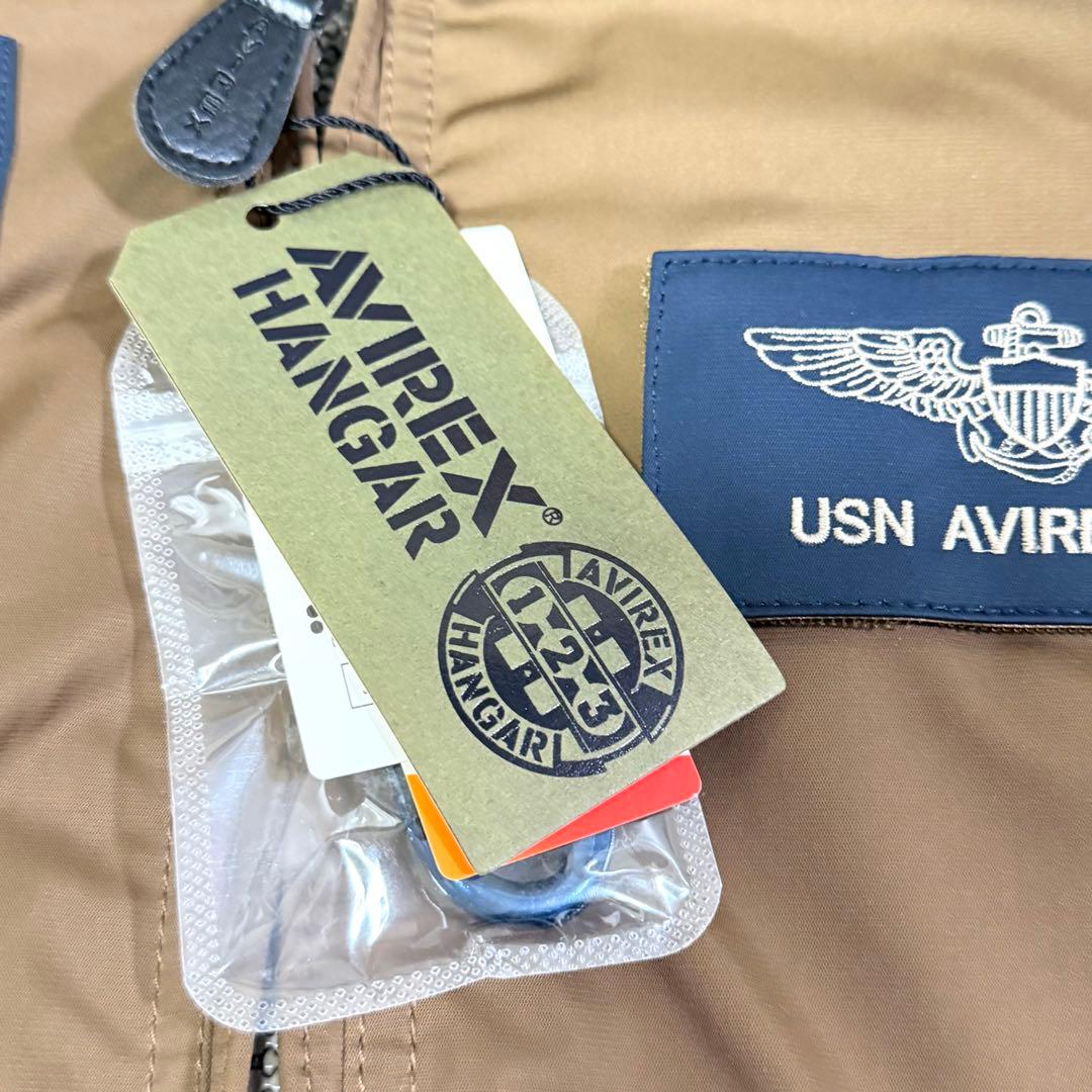 アヴィレックス フライトジャケット トップガン タグ付き ブラウン 2XL