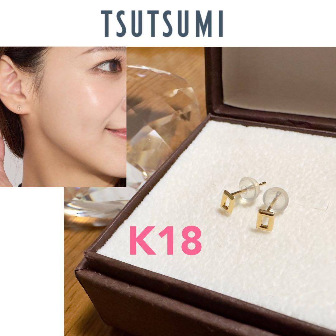 ジュエリーツツミk18ゴールドピアス華奢eteアガットアーカーヴァンドーム青山