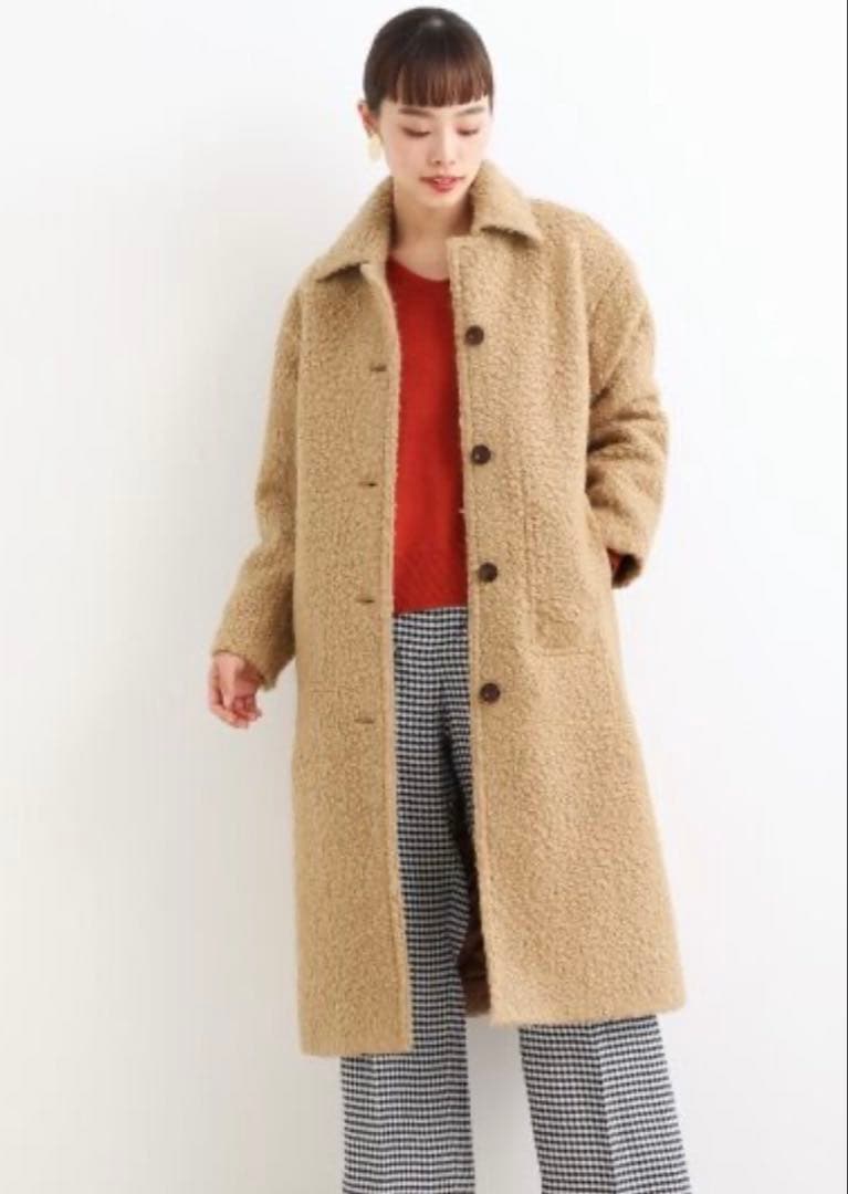 LA MARINE FRANCAISE 　プードルファー ロングコート