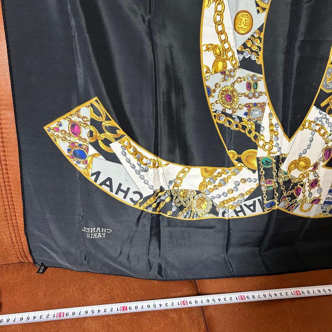 CHANEL スカーフ 宝石 中古 保管品 美品