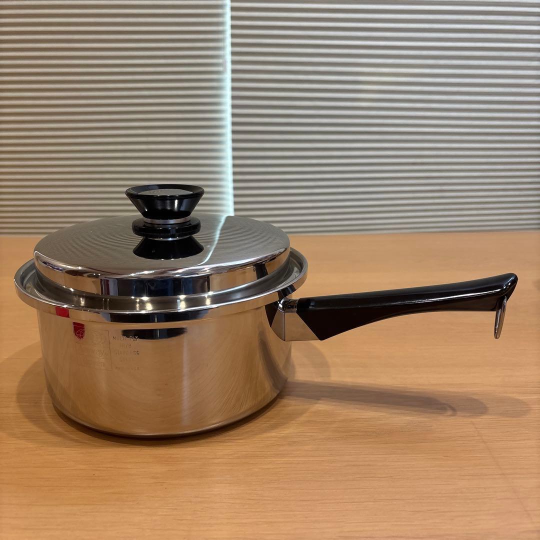 新品　アムウェイ　 Queen 蓋付き　片手鍋　クィーンクック　大ソースパン