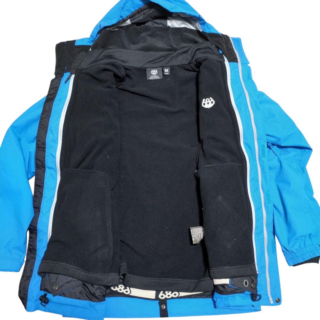 686×OP スノーボードウェア 上下セット メンズM スノボウェア