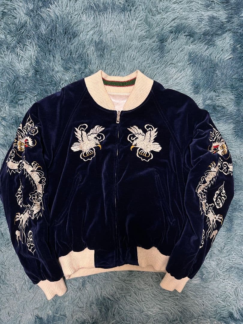 Switch トラ刺繍 スカジャン　Mサイズ　虎