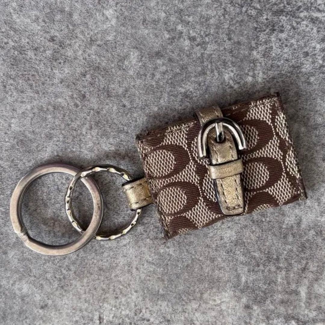 COACH コーチ ウォレット バッグ チャーム キーリング キーホルダー