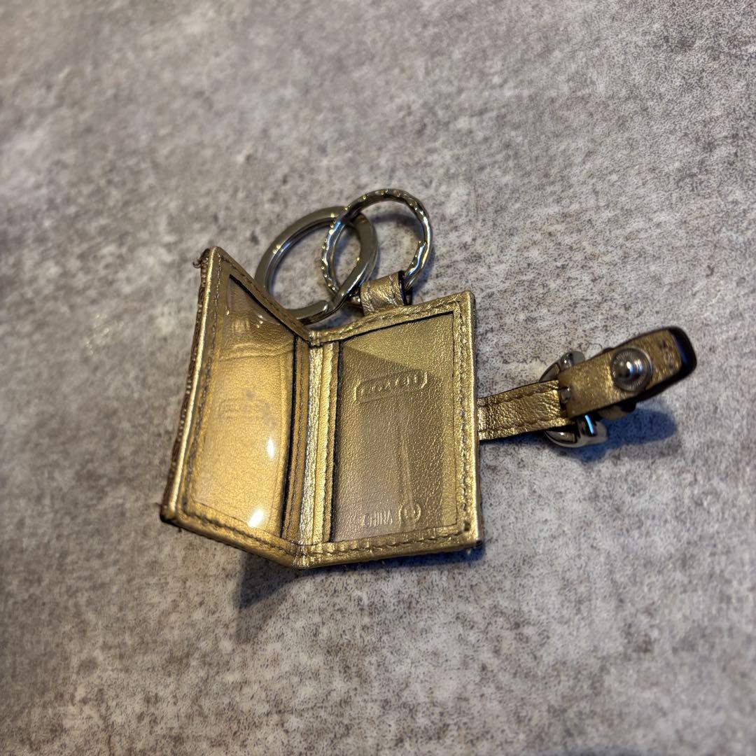 COACH コーチ ウォレット バッグ チャーム キーリング キーホルダー