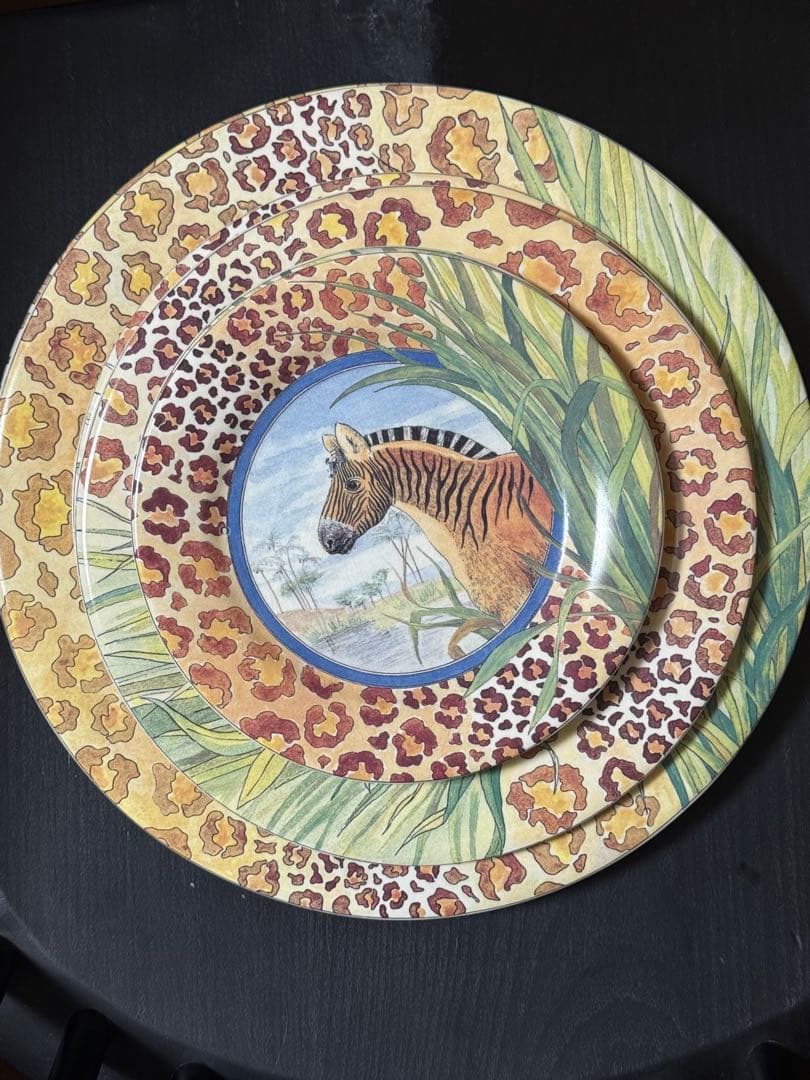 Gienアンティーク France 動物柄　17cm、22cm、27cm