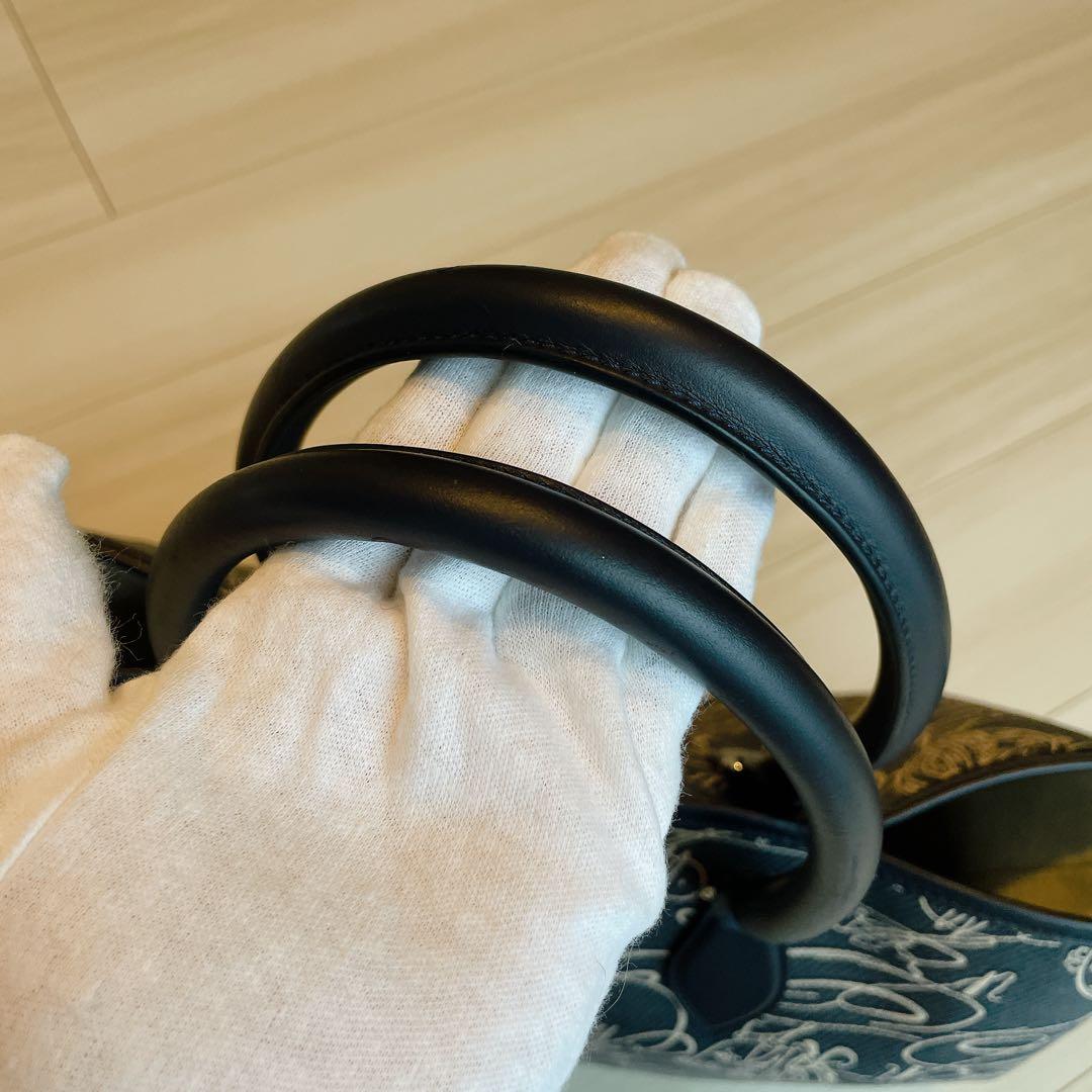 【ベルルッティ】トゥジュール スクリット アラベスク キャンバス