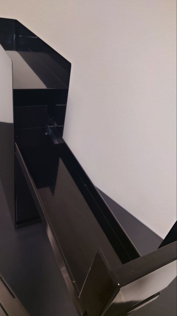 山崎実業 tower 隠せる調味料ラック タワー ２段 ブラック