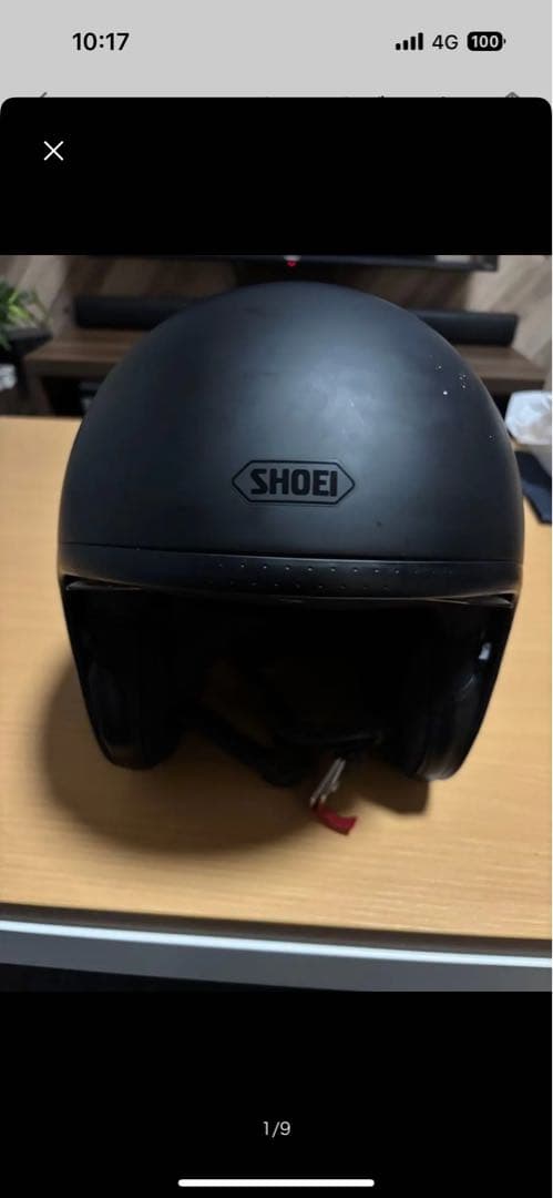 ぷ*ん様 SHOEI ジェットヘルメット マットブラック