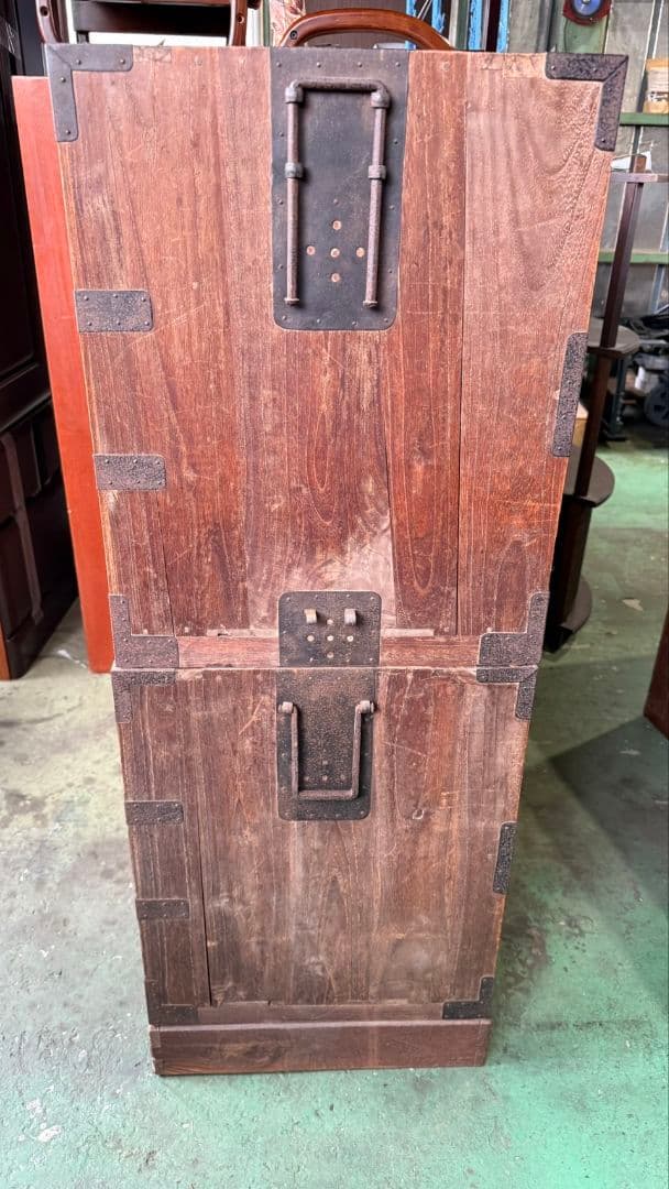 希少　桐箪笥　和家具　時代箪笥　タンス　ディスプレイ　レトロ　アンティーク　2