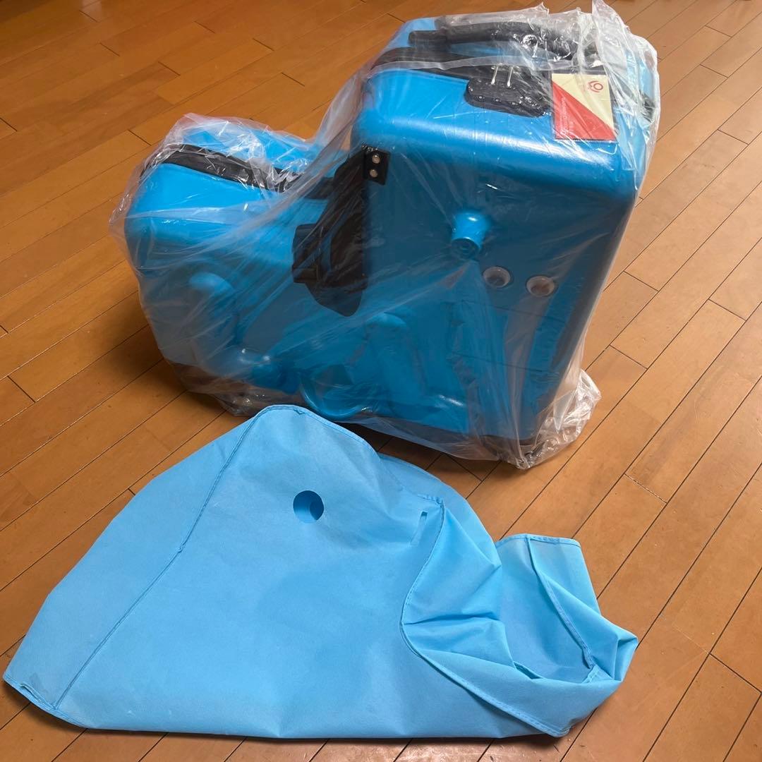 新品未使用　AO WEI LA 子供が乗れるキャリーケース　ブルー☆