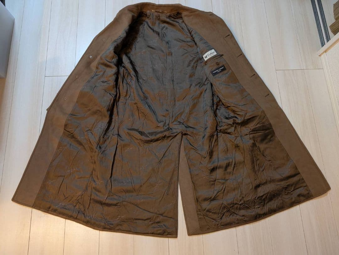 pierre cardin【ウール×カシミア】Balmacaan Coat
