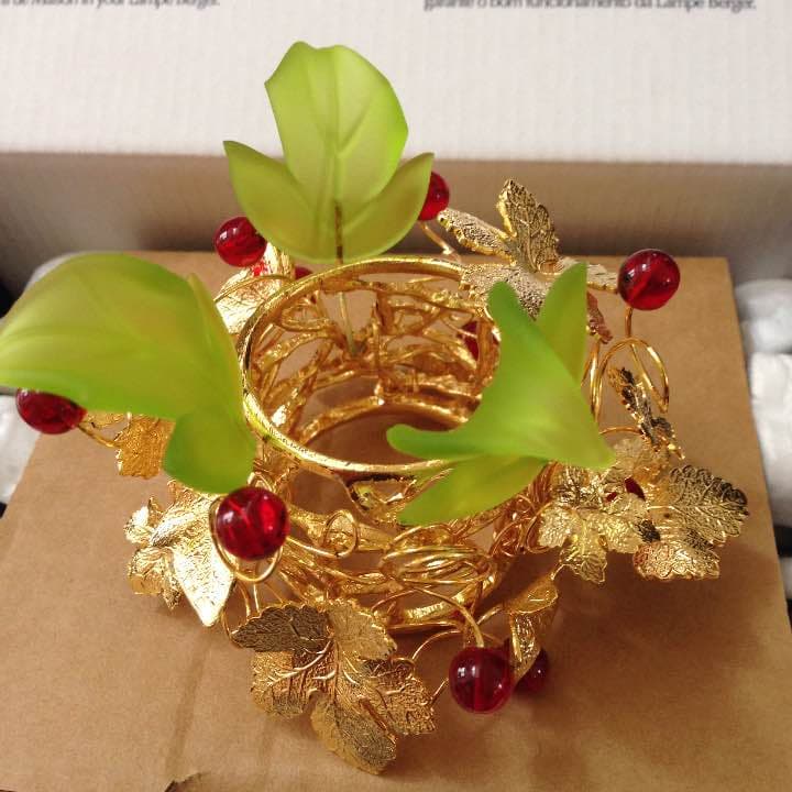 新品未使用 ランプベルジェ 金のカボチャ ランプ