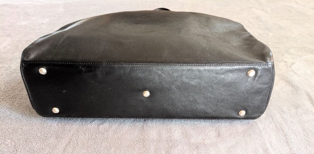 中川政七商店　牛革ボストンバッグ　大