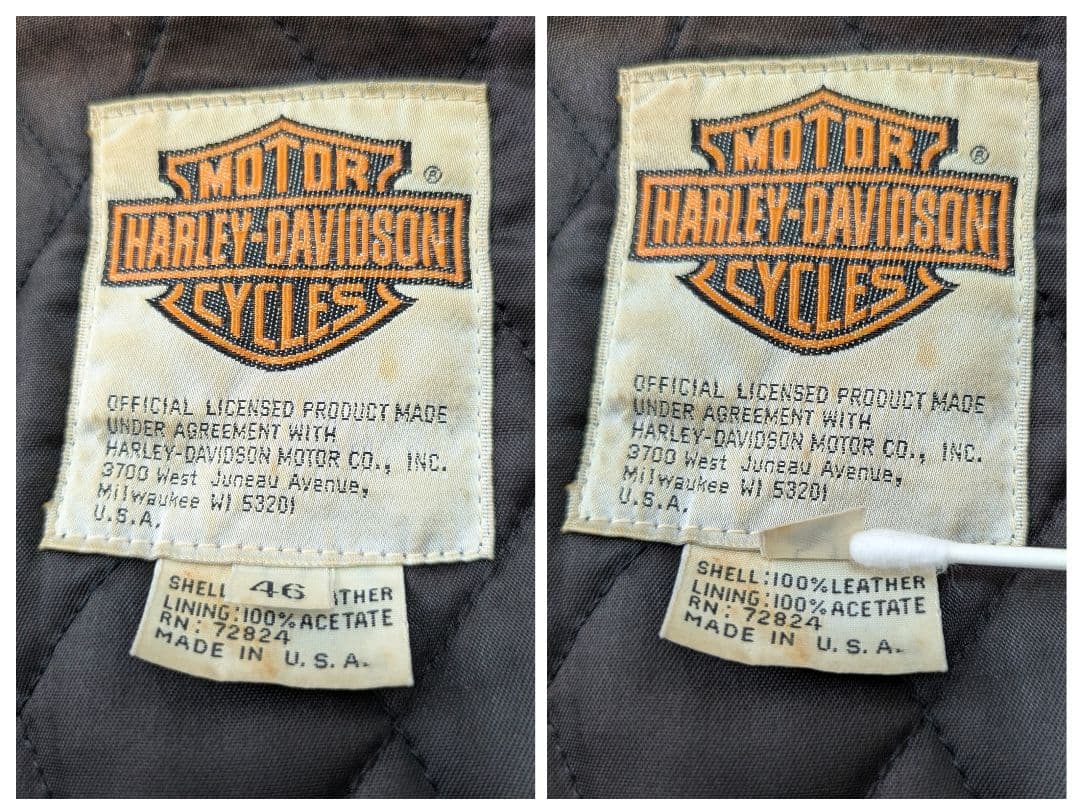 80s USA製 ハーレーダビッドソン レザージャケット　トラッカージャケット