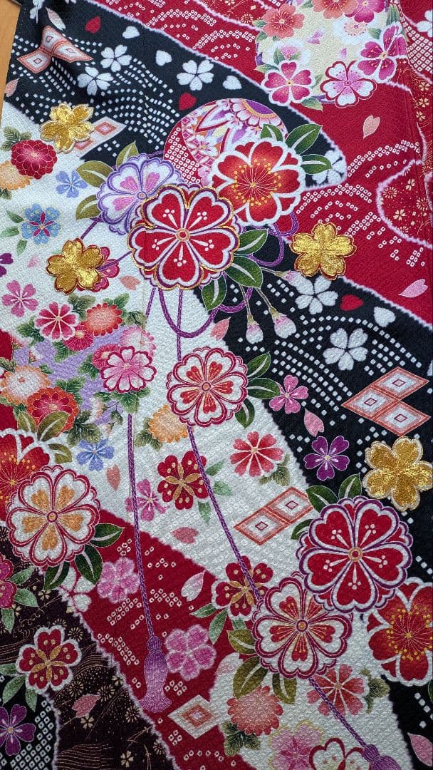 プロフ必読☆金駒刺繍☆豪華振袖☆トールサイズ