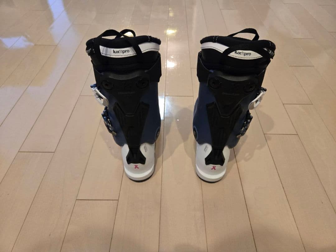 K2 スキー板 ブーツ付き 青白グラデーション