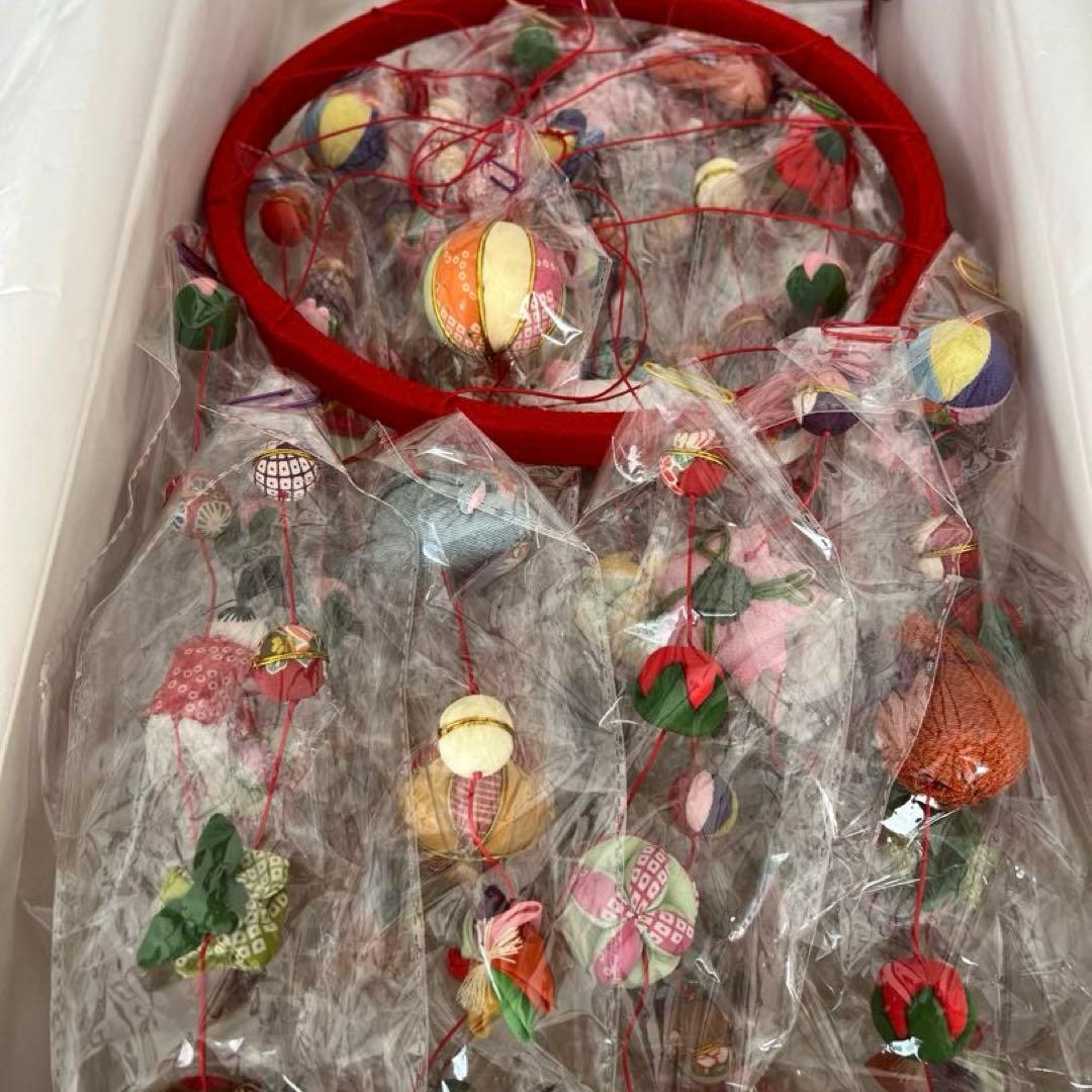 吊るし雛 特大 十二支縁起輪飾り 縮緬 雛人形 ひな祭り