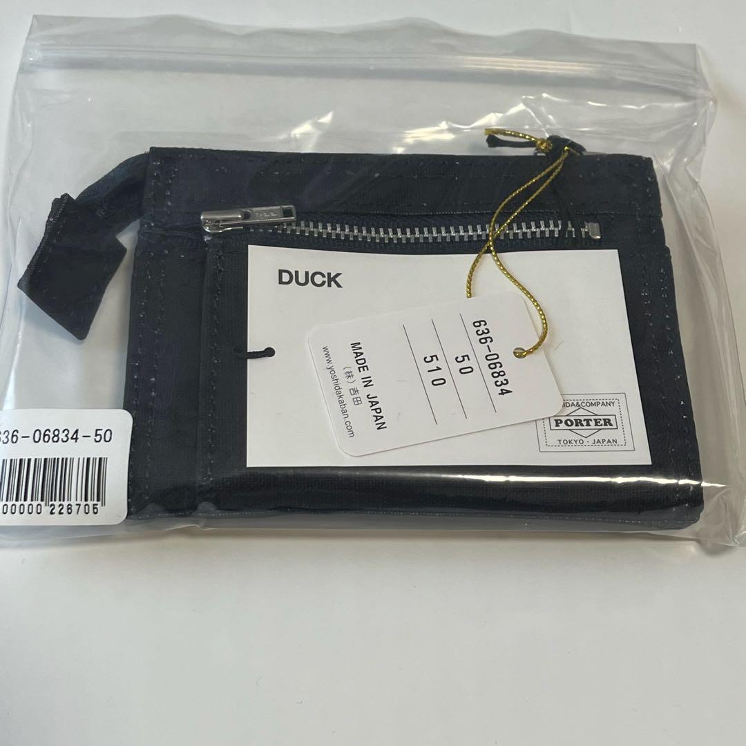 【新品未使用】Porter DUCK ZIP WALLET ネイビー